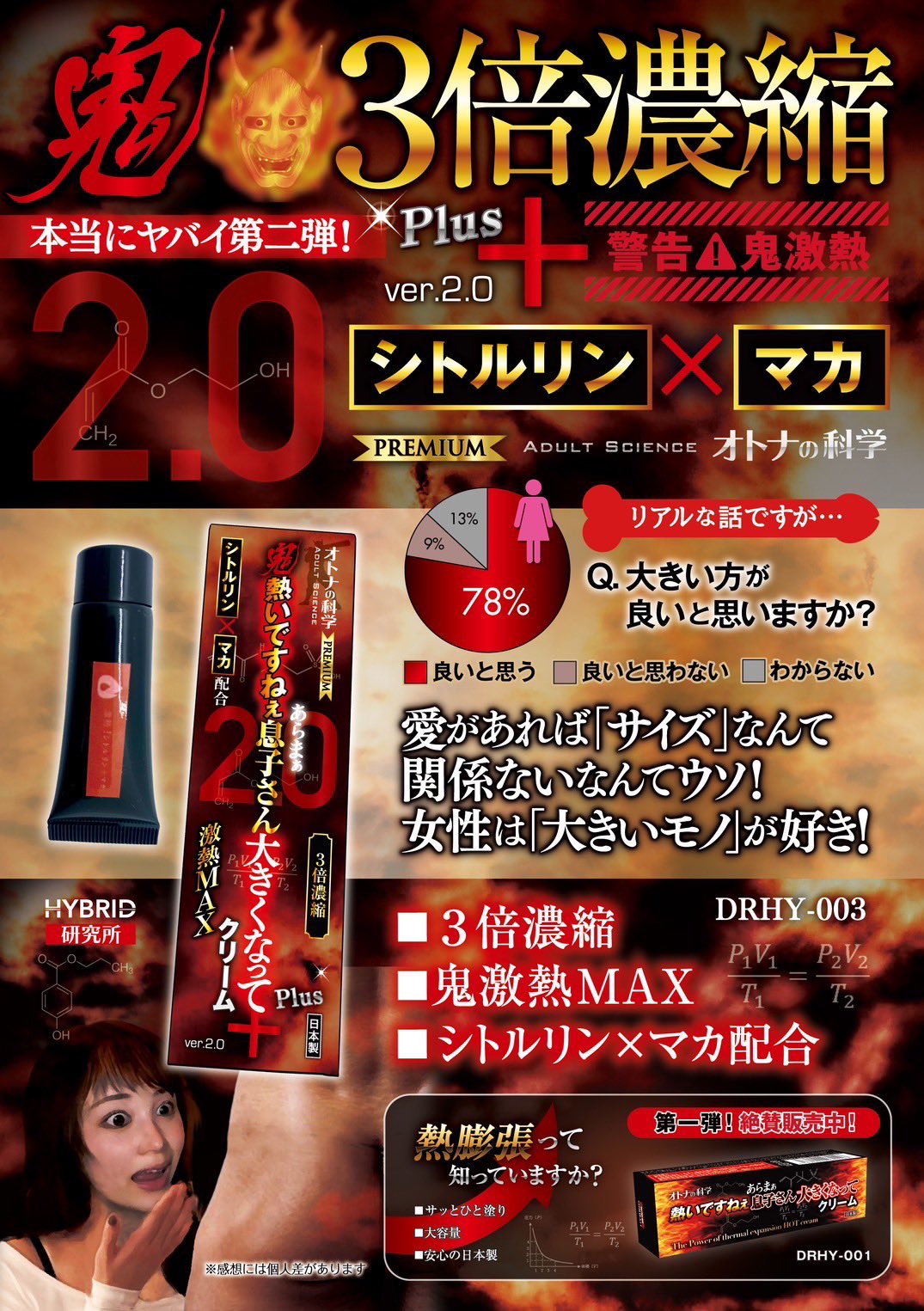  Adult Science The Power Plus of Penis Expansion Hot Cream 01